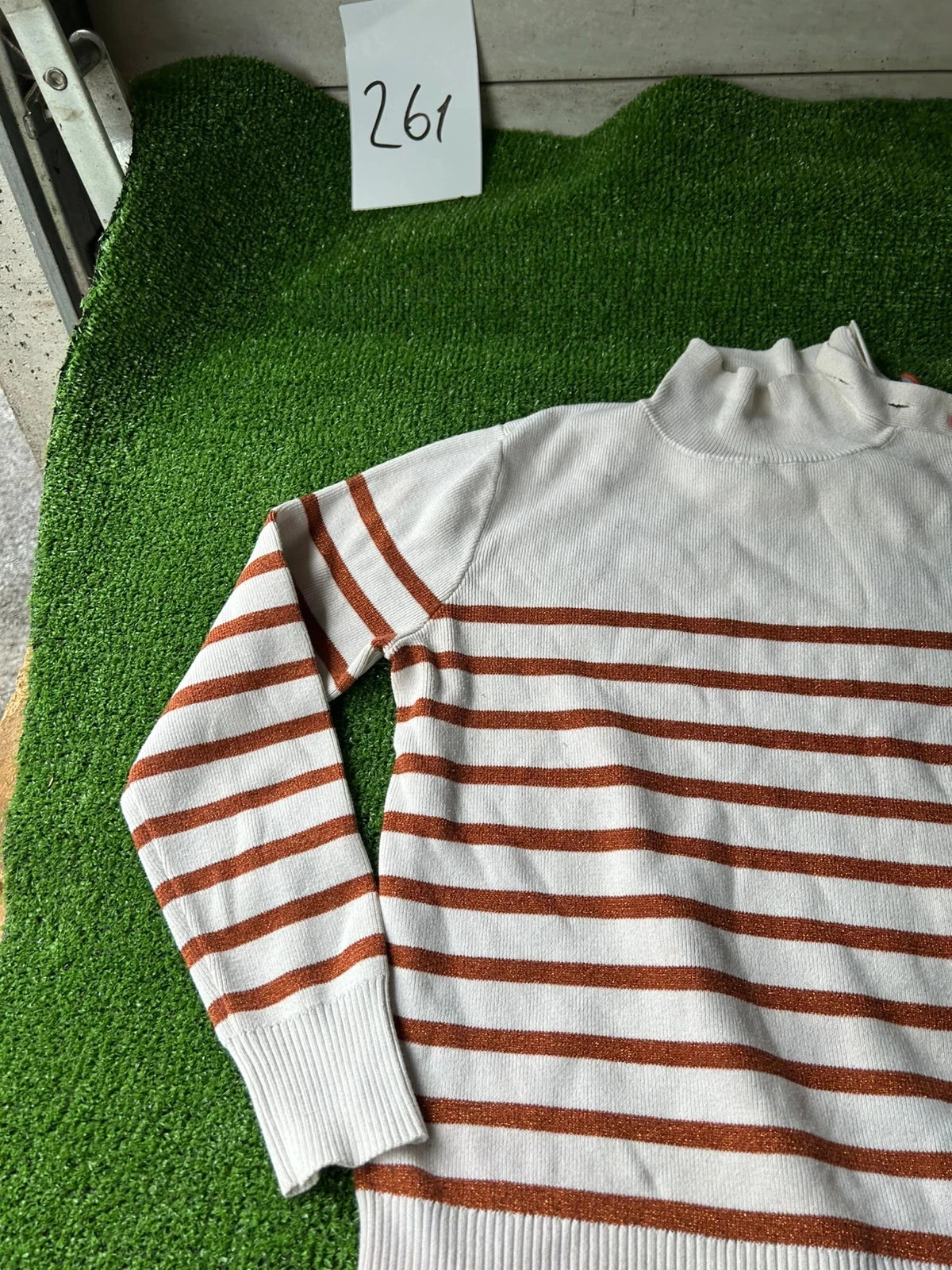 Blusa de mangas compridas listradas la petite étoile tamanho 1 / s – photo 4